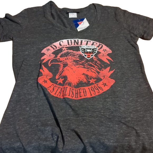 Woman's Small New With Tags DC United MLS Licensed 5th & Ocean Tee - Picture 1 of 3